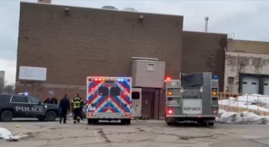 Car crashes into building on River Drive, Davenport (Eric Olsen)