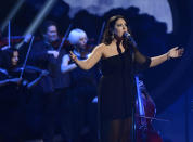 Kree Harrison performs "Stormy Weather" on the Wednesday, May 1 episode of "American Idol."