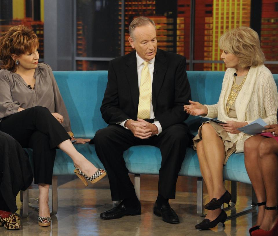 When Bill O’Reilly caused Joy Behar and Whoopi Goldberg to walk off stage.