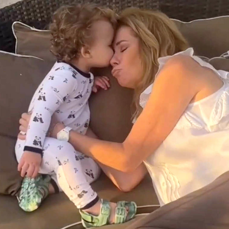 Kathie Lee Gifford and grandson Frankie (@mrsamerikagifford via Instagram)