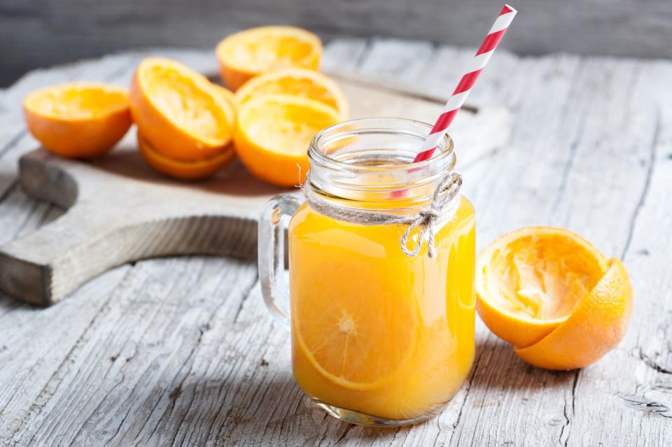1) Orange juice