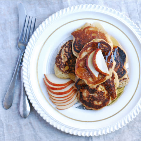 Pear Pancakes with Vanilla