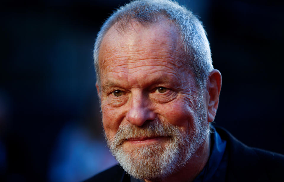 Terry Gilliam arrives for the screening of "The Irishman" during the 2019 BFI London Film Festival at the Odeon Luxe Leicester Square in London, Britain October 13, 2019. REUTERS/Henry Nicholls