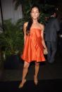 <p>A burnt orange Chloé dress and Christian Louboutin heels? Megan really worked this look back in 2007.</p>