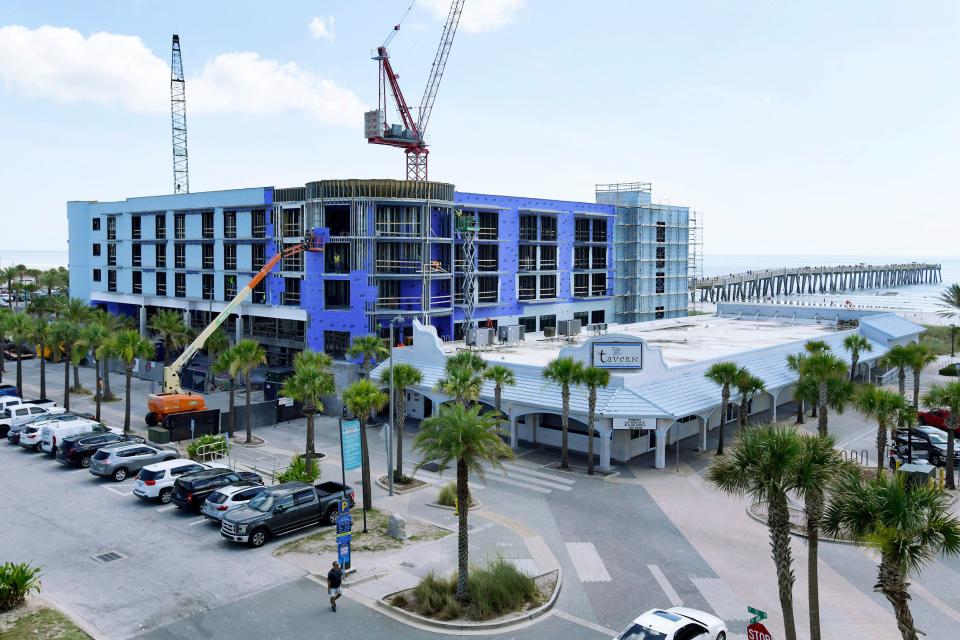 Construction on the new Springhill Suites by Marriott's 136-room hotel in Jacksonville Beach finished this spring. The hotel announced its grand opening on April 10.