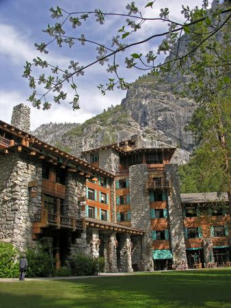 The Ahwahnee Hotel in Yosemite National Park, California is shown in the May 9, 2008 handout photo released to Reuters February 4, 2016. REUTERS/Kenny Karst/Delaware North/Handout via Reuters