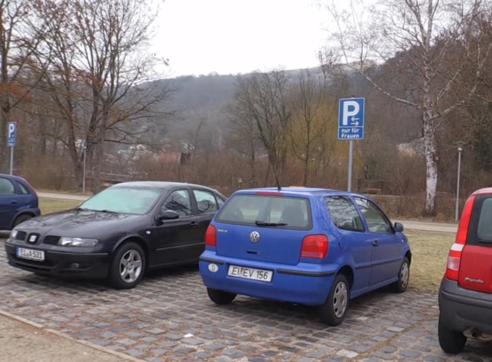 On the way out: the women only parking places in Eichstaett, Bavaria (CEN)