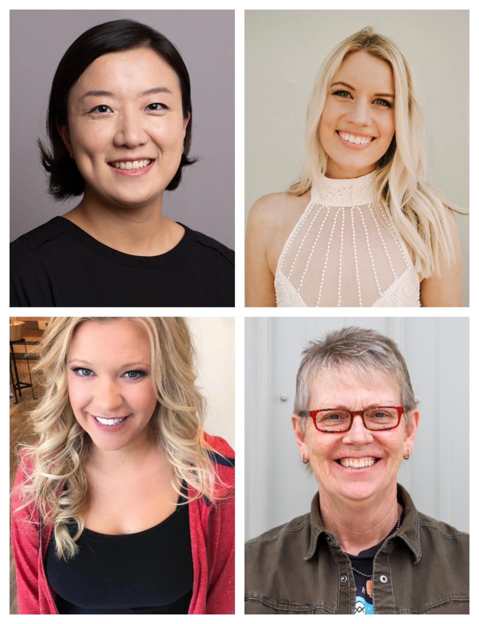 Pictured are (upper left then clockwise) Dr. EunHa “Lena” Jeong, Mary Sanigular, Tanya Doyle and Joan Warren Sherwood.