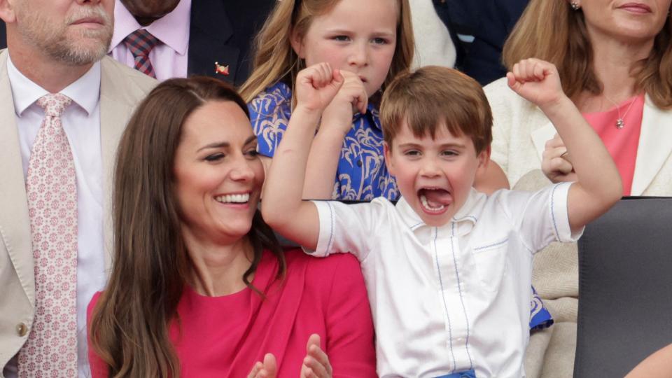 Kate Middleton and Prince Louis