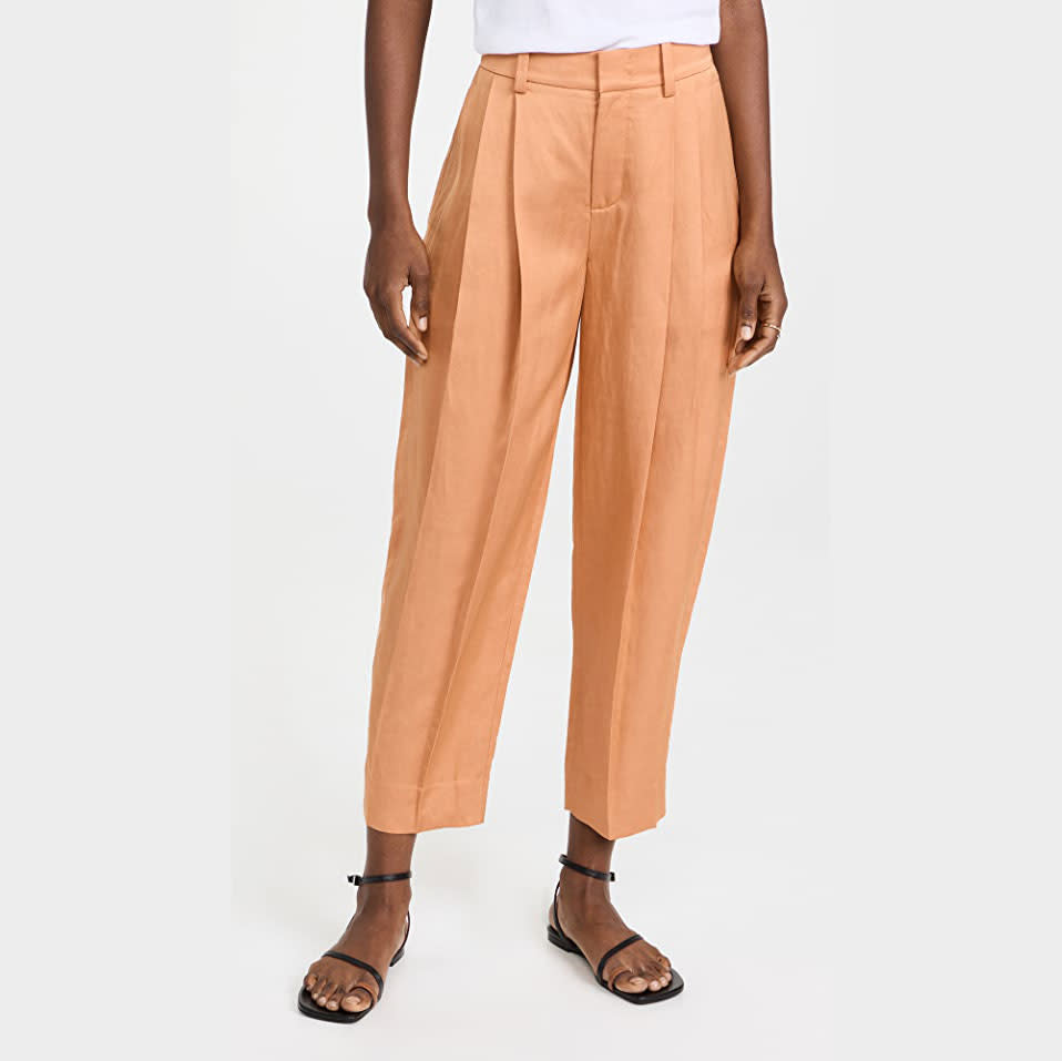 Vince Pleat Front Tapered Pants