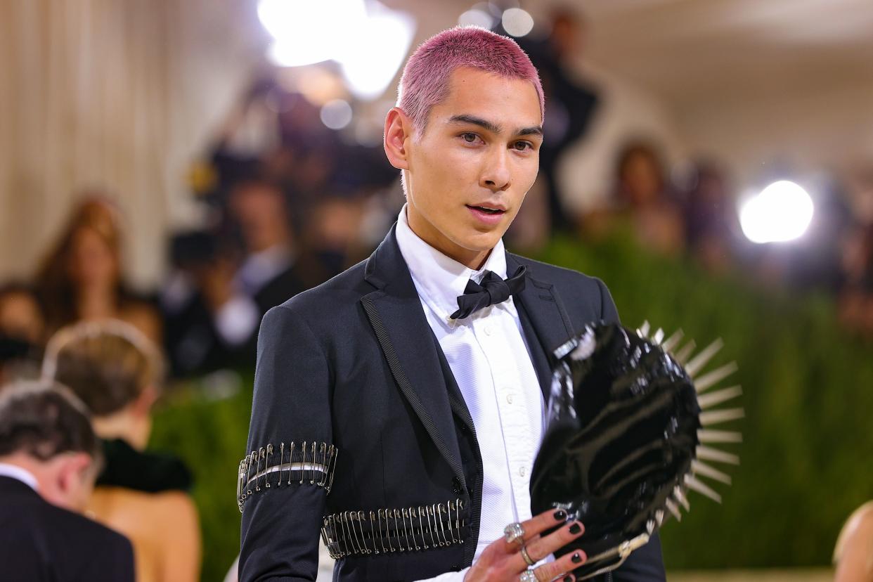 Evan Mock attends The 2021 Met Gala Celebrating In America: A Lexicon Of Fashion at Metropolitan Museum of Art on Sept. 13, 2021 in New York.