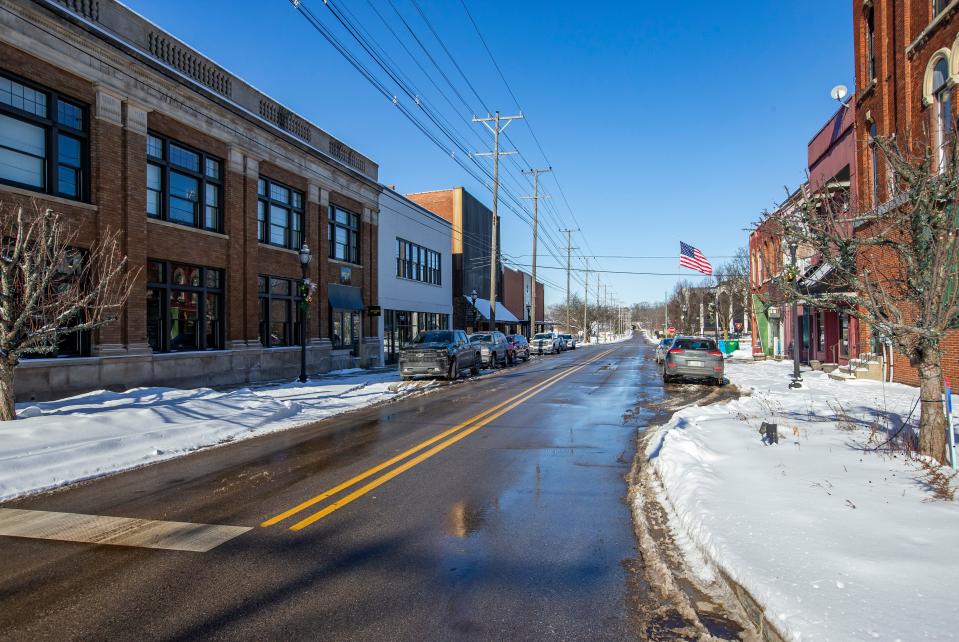 Second Street is now open to traffic, following the removal of The NODE, on Wednesday, Jan. 26, 2022, in Niles.