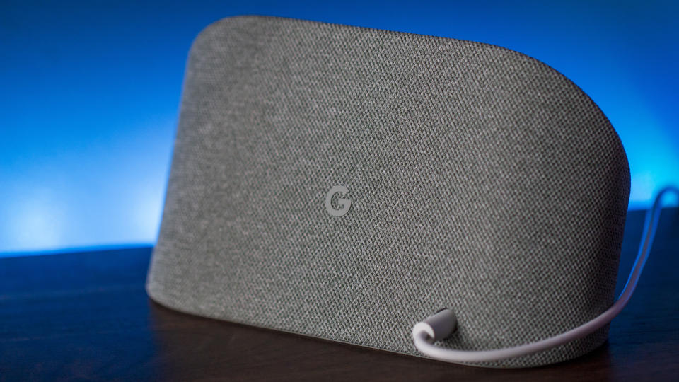 Back of Pixel Tablet Charging Speaker Dock