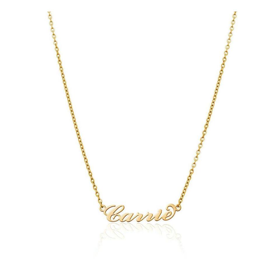 1) ‘Carrie’ Name Necklace