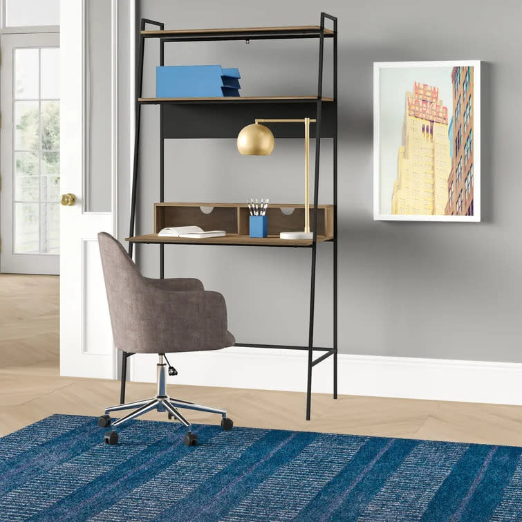  Little Italy Leaning/Ladder Desk. Image via Wayfair.