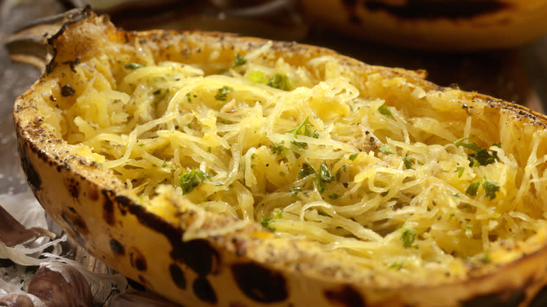 roasted spaghetti squash