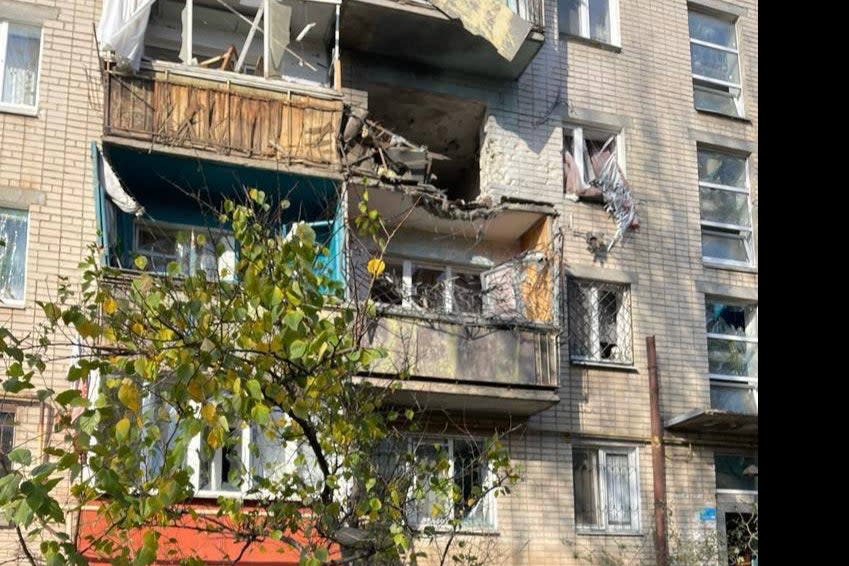 A 72-year-old man sitting on his balcony was killed by a Russian shell this morning around noon, according to local officials (Telegram)