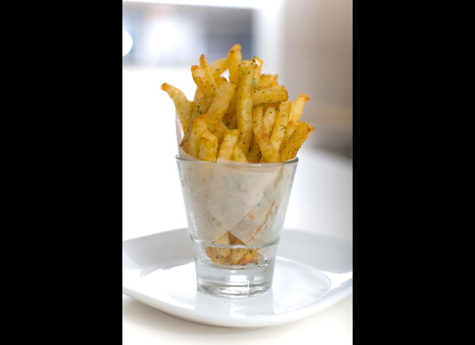 Top Chef All-Stars winner Richard Blais cooks his savory fries in tallow—rendered beef fat— at <a href="http://www.gogobot.com/flip-burger-boutique-birmingham-restaurant" target="_hplink">Flip Burger Boutique</a>. The results are worth the extra calories. 