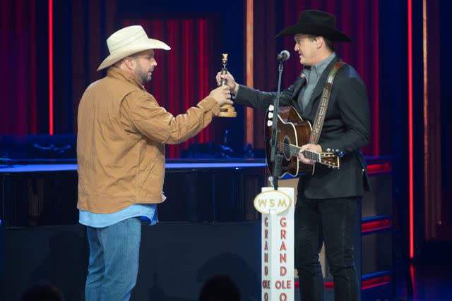 <p>Grand Ole Opry, photos by Chris Hollo</p> Garth Brooks and Jon Pardi in Nashville on Oct. 24, 2023