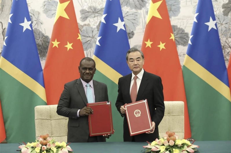 中國希望下週於斐濟，與多個太平洋島國簽署安全協議。（網路截圖）