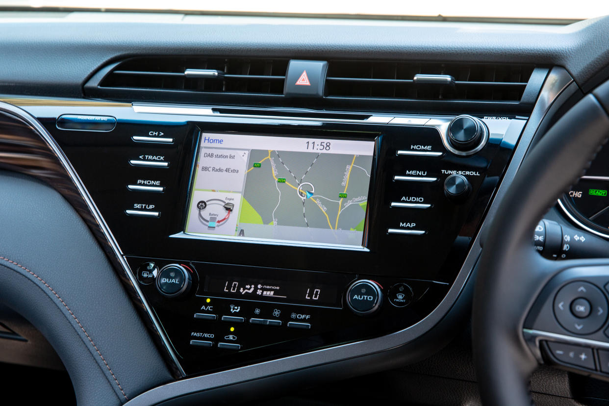 The Camry's infotainment lags behind other rivals