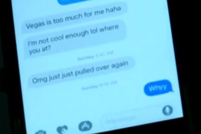 She messaged her friend to let her know she had been pulled over moments before she vanished. Source: Fox 4 News