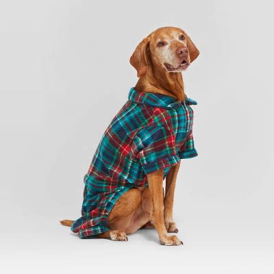 Holiday Tartan Plaid Pet Pajamas