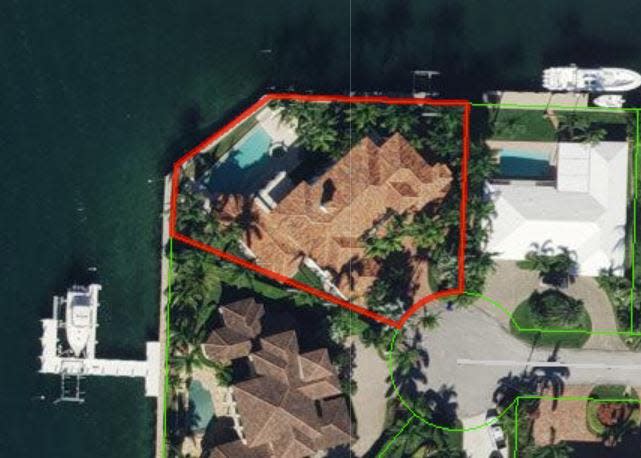 A limited liability company with ties to celebrity chef Guy Fieri paid $7.3 million in June 2023 for this home on Singer Island in Riviera Beach.