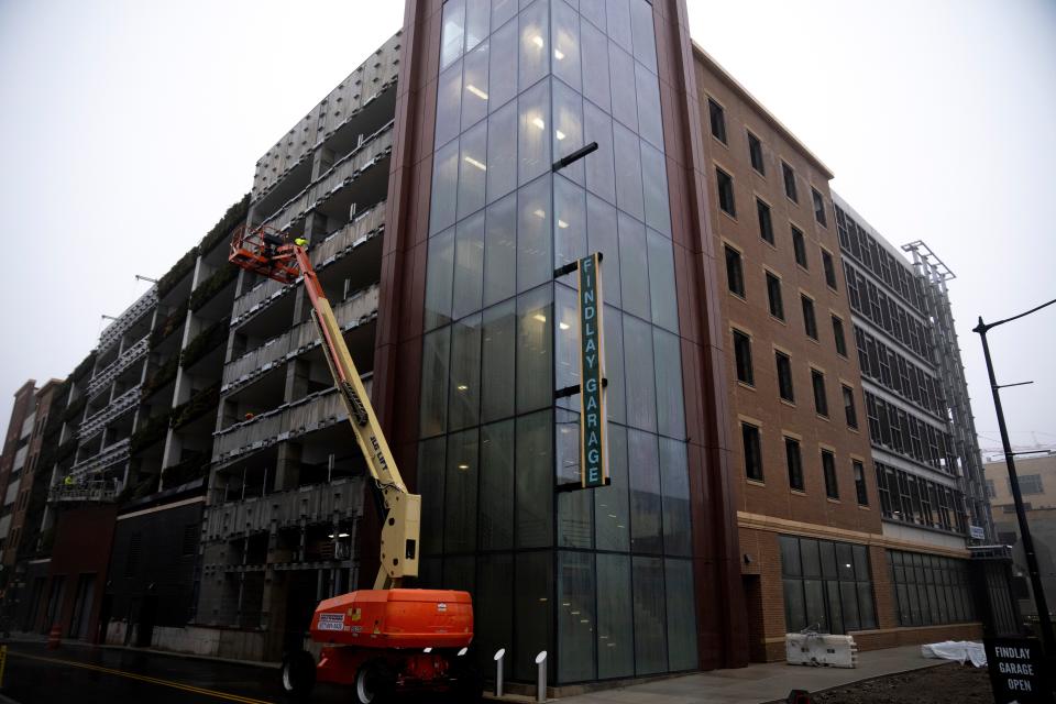 A view of the Findlay Market Garage in Over-The-Rhine on Thursday, Jan. 25, 2024.