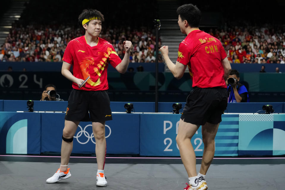 Table tennis player Ma Long makes history for China at Paris Games with