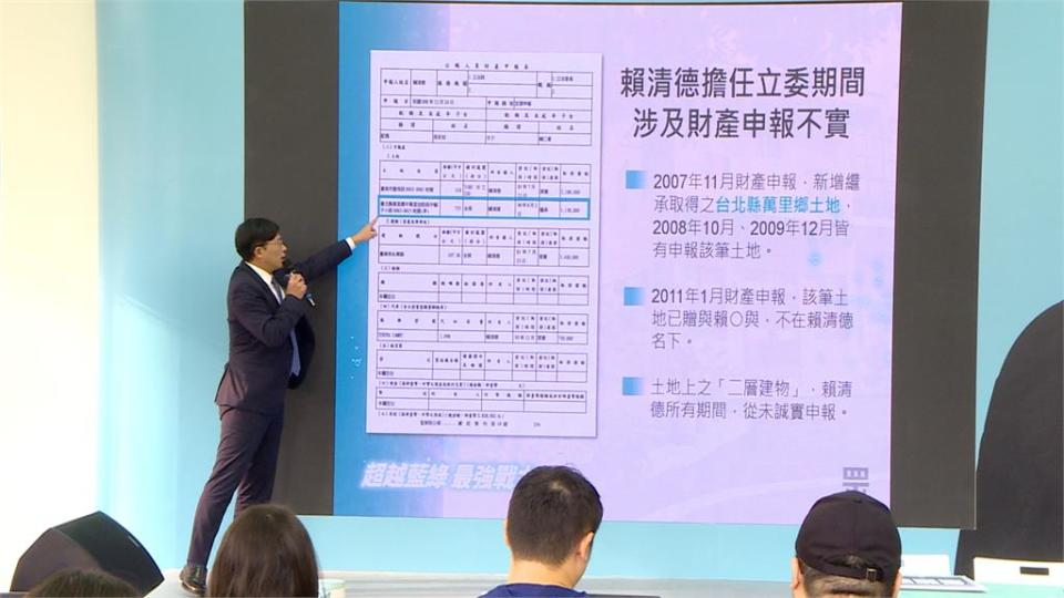 黃國昌再質疑賴萬里老家違建　賴競總：片面資訊不實指控