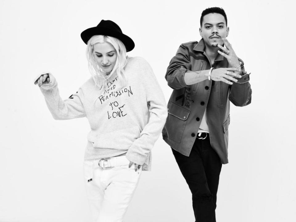 Evan and Ashlee Simpson Ross for Zadig & Voltaire