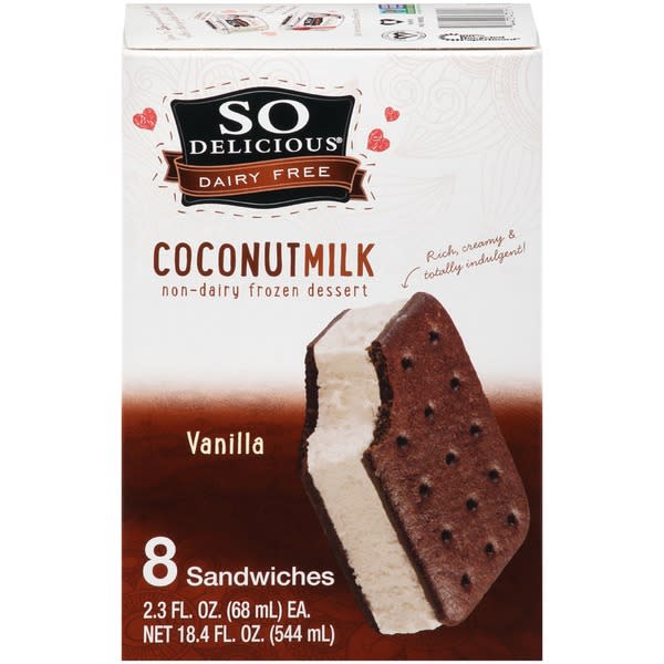 12) Dairy Free Coconutmilk Vanilla Dessert Sandwiches