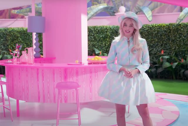 <p>AD/Youtube</p> Margot Robbie in 'Barbie'