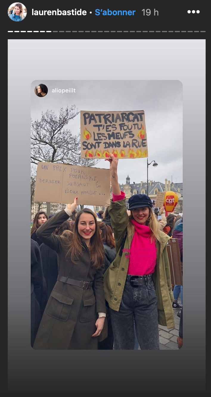 Les stars présentes à la manifestation féministe du 8 mars 2020.