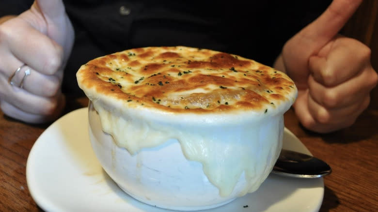 Outback Steakhouse French onion soup