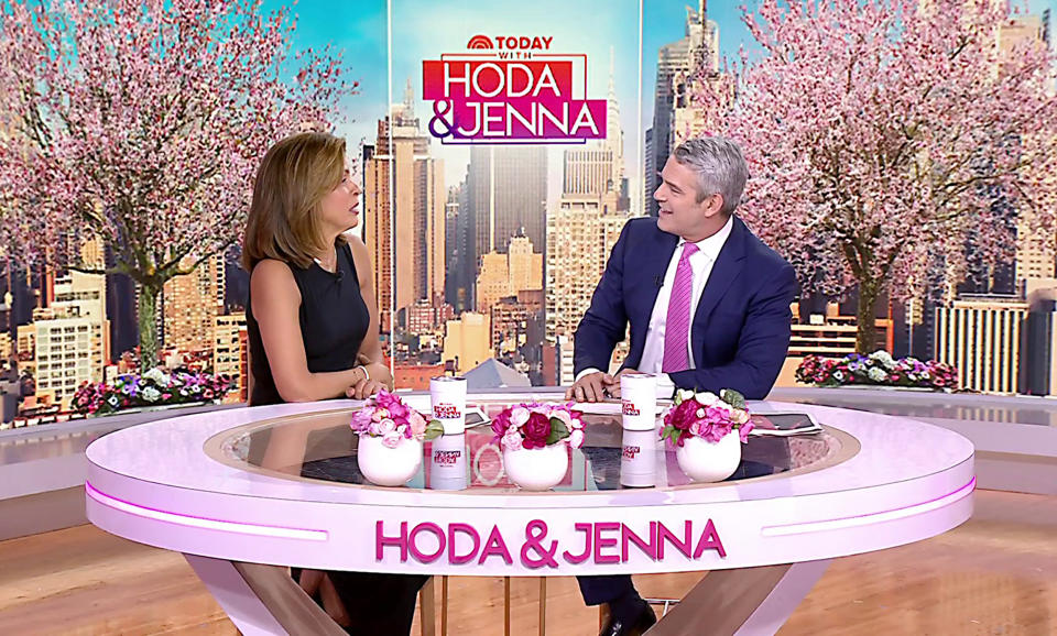 On TODAY with Hoda & Jenna, Andy Cohen revealed why he was discouraged to pursue on-camera work early on in his career. (TODAY)