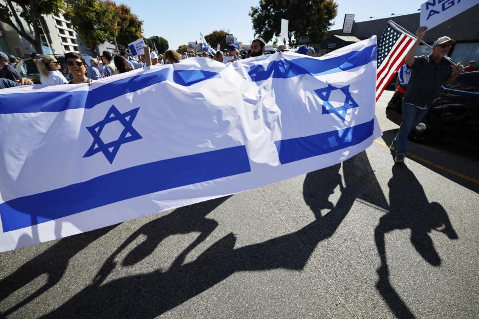 Thousands marched in solidarity with Israel on Oct.15.