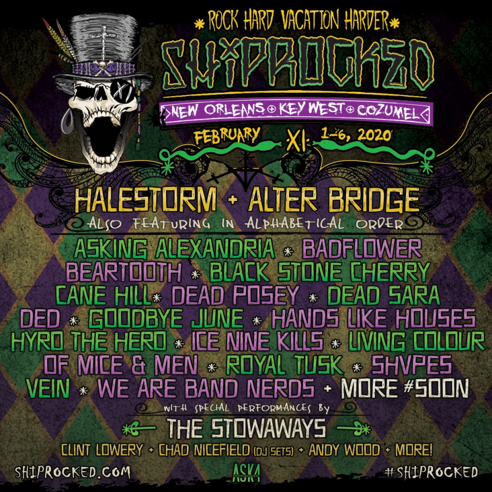 ShipRocked 2020 lineup Halestorm, Alter Bridge, Living Colour, and more