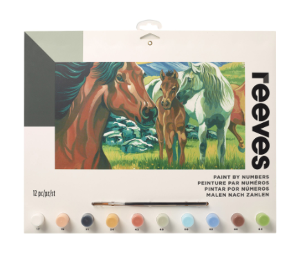 Paint by Numbers – wild horses