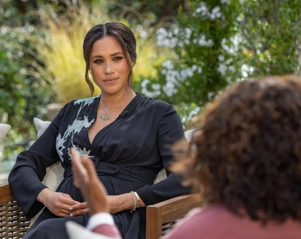 Meghan Markle with Oprah Winfrey