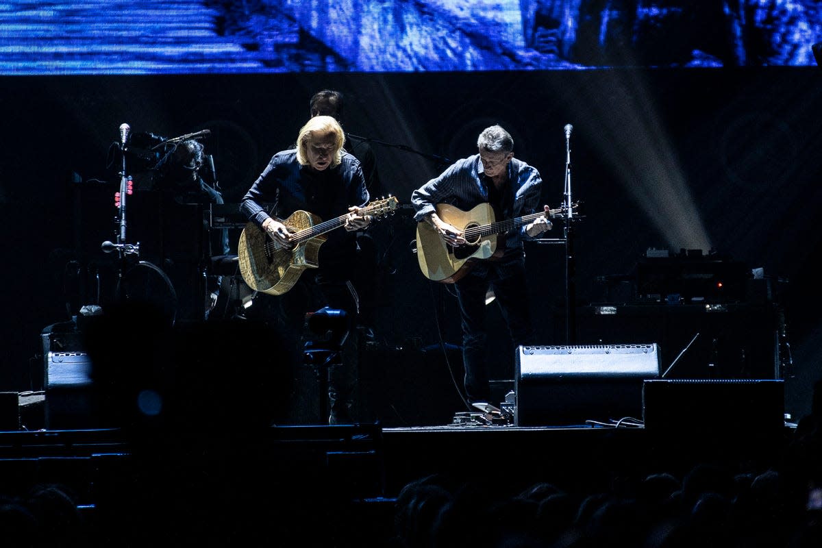 The Eagles farewell tour visited PPG Paints Arena on Sunday.