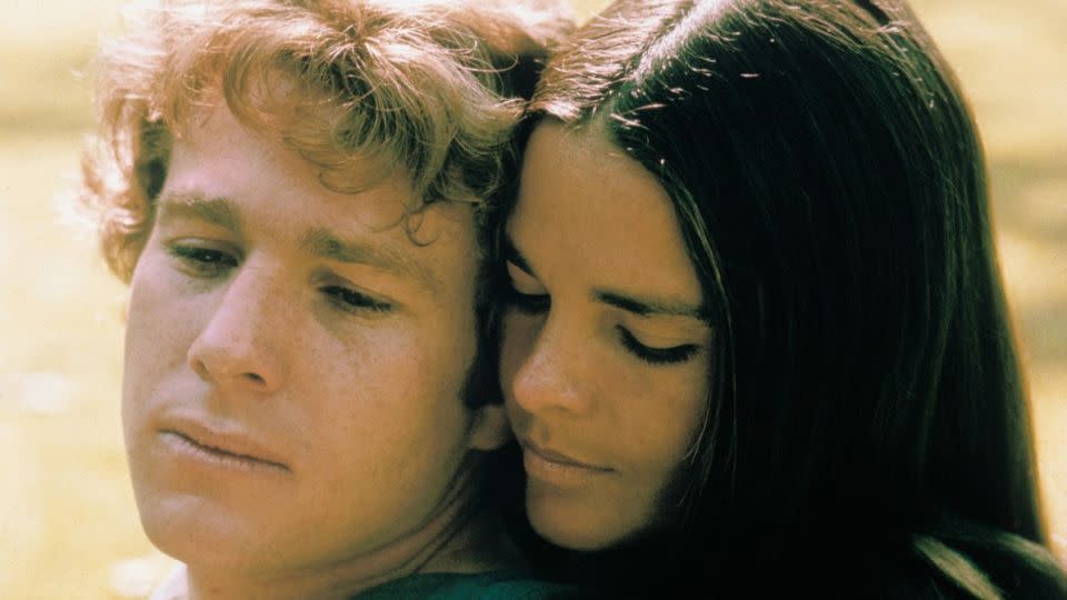 Ryan O'Neal and Ali MacGraw in "Love Story" (1970). - Paramount Pictures/IMDB