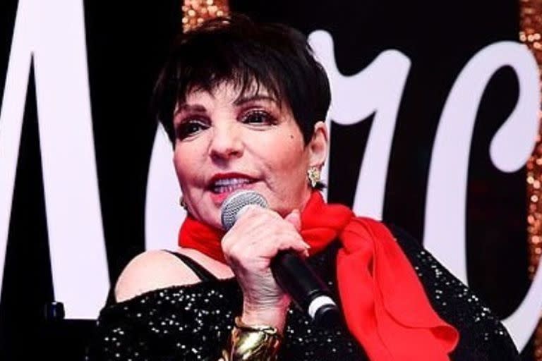 Liza Minelli en uno de sus últimos shows (Instagram/)