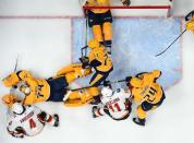 NHL: Calgary Flames at Nashville Predators