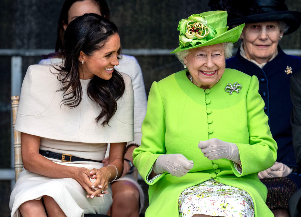 Mit der Queen scheint sich die Herzogin gut zu verstehen. (Bild: Getty Images)