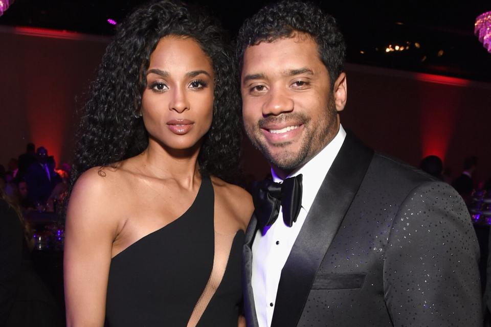 Ciara and Russell Wilson