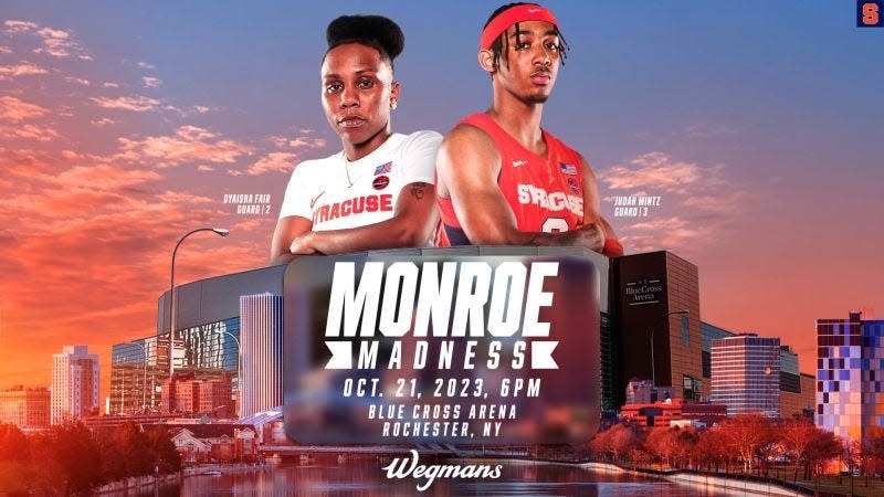 Syracuse University basketball's "Monroe Madness" returns to the Blue Cross Arena on Oct. 21.