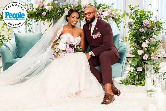 <p>Mood Photo & Video</p> Emem and Ikechi on 'Married at First Sight' season 18