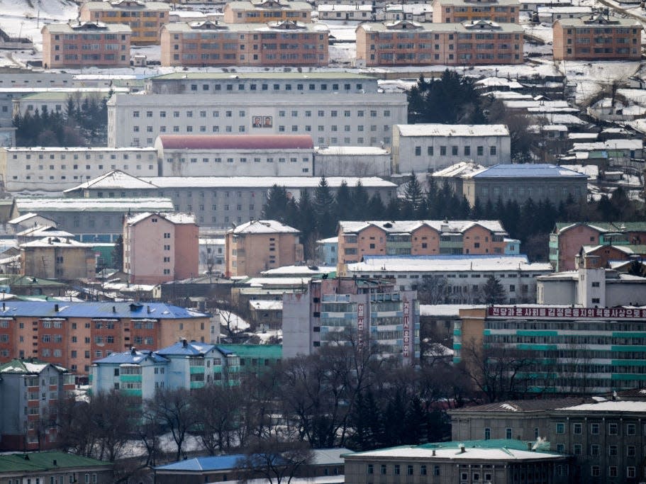 Buildings in Hyesan.